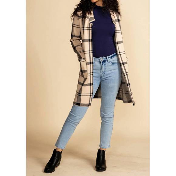 PINK MARTINI Jackets & Blazers - NEW PINK MARTINI harmon coatigan in ecru